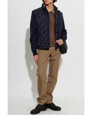 Burberry Quilted Cardigan 'Dunsbury' - Blue