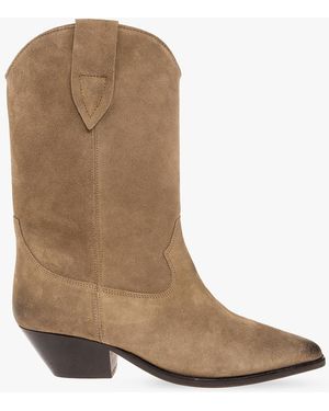 Isabel Marant 'Duerto' Heeled Ankle Boots - Brown