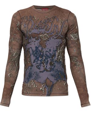 DIESEL T-Shirt 'T-Tadeo' - Grey
