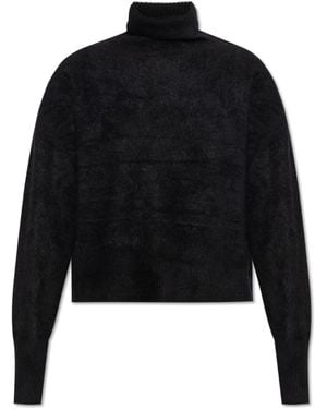 AllSaints Cashmere Turtleneck Rebel - Black