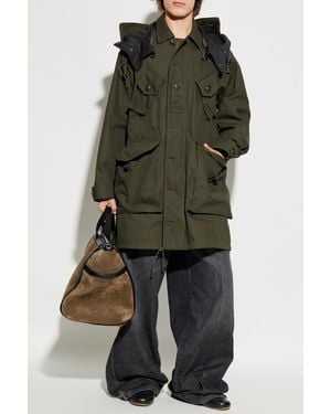 Maison Margiela Parka With A Detachable Hood - Green