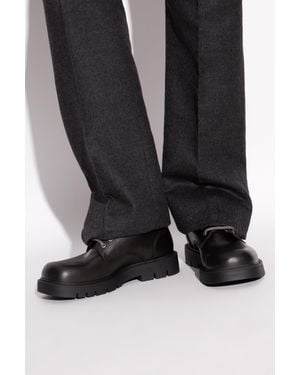 Bottega Veneta 'haddock' Leather Shoes, - Black