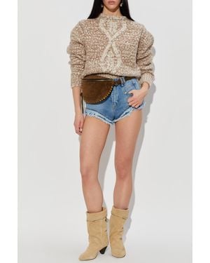 Isabel Marant 'Eneidala' Denim Shorts - Blue