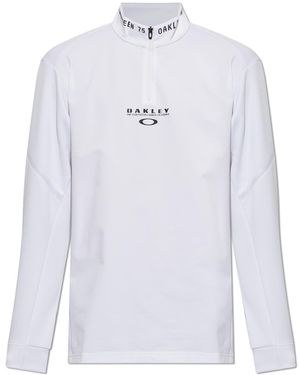Oakley 'Pleasant Ls Mock 8.0' T-Shirt - White