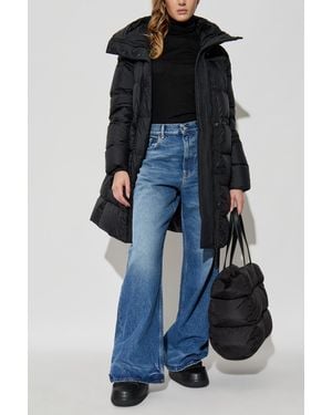 Canada Goose Down Jacket With Hood - Black
