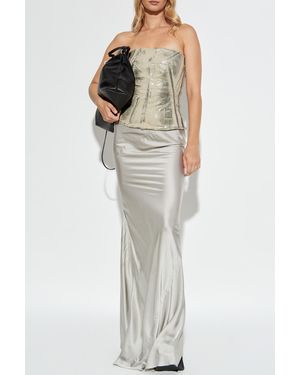 Rick Owens Bustier Top - Metallic