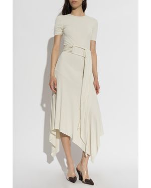 Alaïa Dress With Belt - Natural