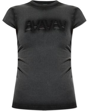 AVAVAV T-Shirt With Logo - Black