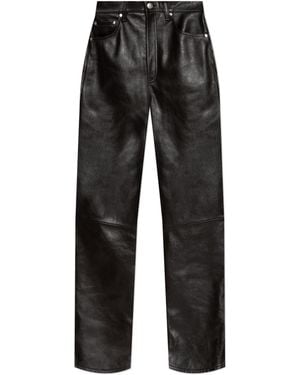 Rag & Bone Leather Trousers - Black