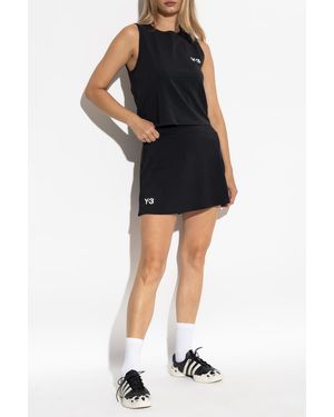 Y-3 Skirt With Shorts Tennis Us Collection - Black