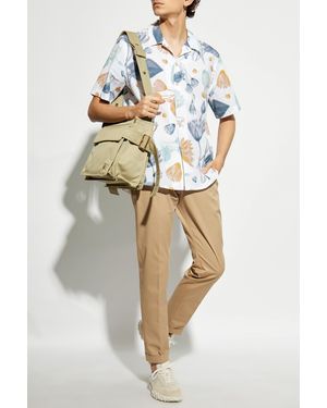 Paul Smith Pants With Logo - Natural
