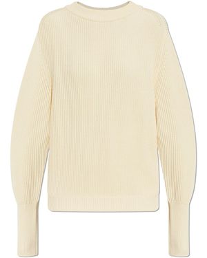 Victoria Beckham Crew Neck Jumper - Natural