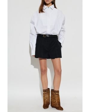 Givenchy Shirt With A Stand-Up Collar - White
