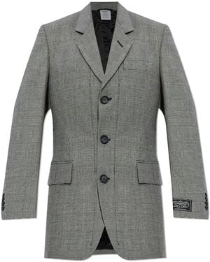 Vetements Wool Blazer - Grey