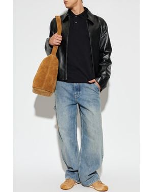Loewe Leather Jacket - Blue