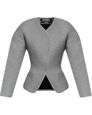 Jacquemus Blazer 'Ovalo' - Grey