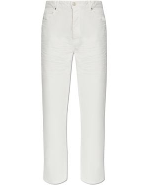 Balenciaga Jeans With Logo - White