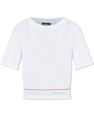 DSquared² T-Shirt With Logo - White