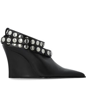 IRO Wedge Heel Shoes "Fauve" - Black