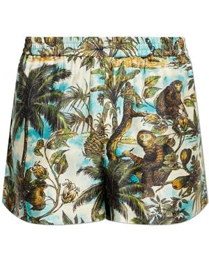DSquared² Silk Shorts - Green