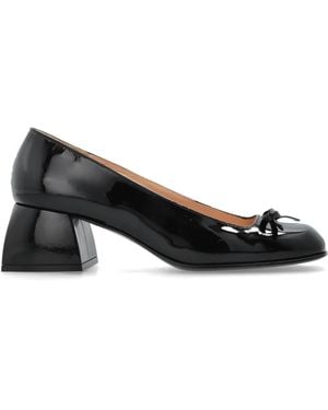 NODALETO Leather Heeled Shoes - Black