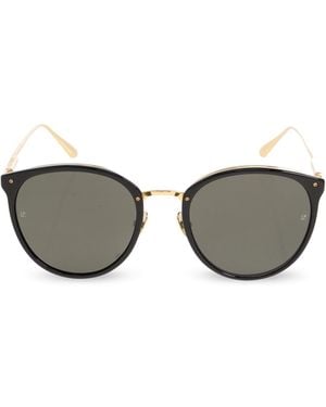 Linda Farrow "Calthorpe" Sunglasses - Black