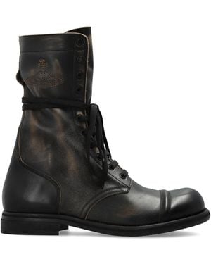 Vivienne Westwood 'Parachute' Leather Shoes - Black