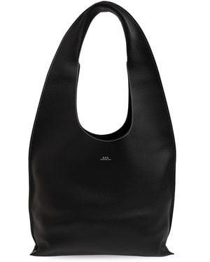 A.P.C. Leather Bag 'Naige' - Black