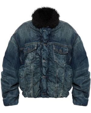 DIESEL Insulated Jacket 'D-Curly-Fsj1' - Blue