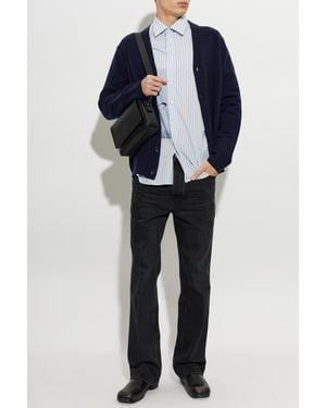 Paul Smith Merino Wool Cardigan - Blue