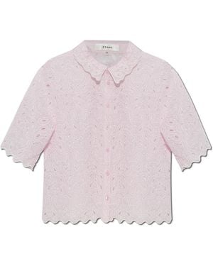 FRAME Lace Shirt - Pink