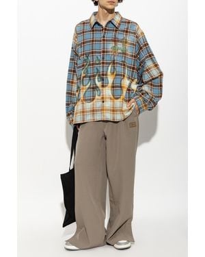 Amiri Wide-Leg Pants - Natural