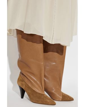 Isabel Marant Heeled Boots 'Lezra' - Brown
