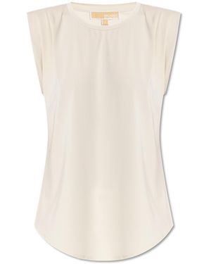 MICHAEL Michael Kors Loose-Fit Top With Darts - White