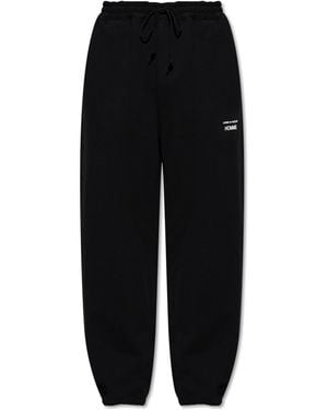 Comme des Garçons Joggers With Printed Logo - Black