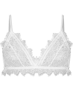 Anine Bing Lace Bra 'Lace' - White