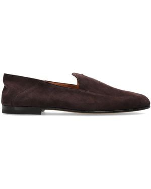Tod's "Loafers" Suede Shoes - Brown