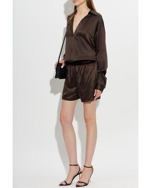 Tom Ford Silk Shorts - Black