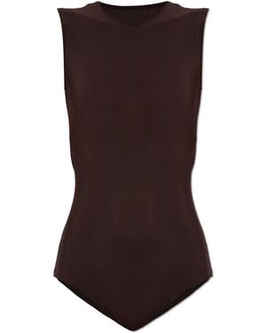 Maison Margiela Sleeveless Bodysuit - Brown