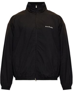 Acne Studios Jacket With A Stand-Up Collar - Black