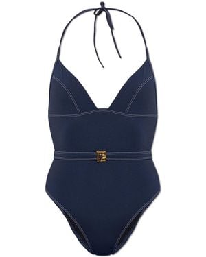Balmain One-Piece Swimsuit - Blue