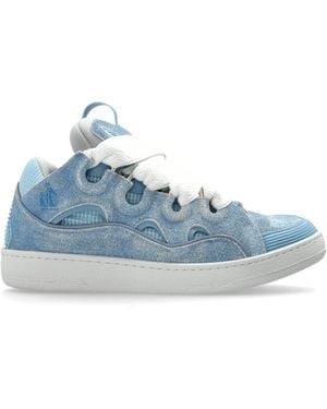 Lanvin Sports Shoes Curb, - Blue