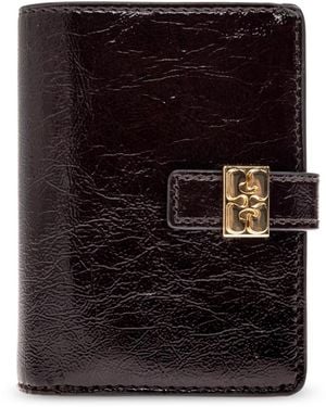 Ganni Eco Leather Wallet - Black