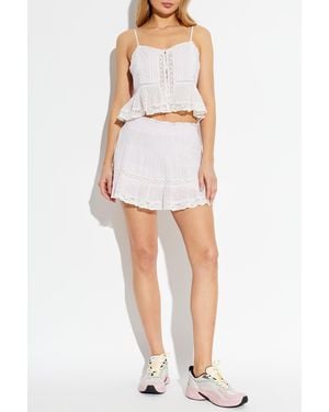 LoveShackFancy Top 'Aleni' - White