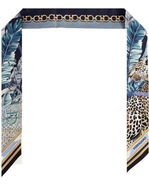 Ferragamo Silk Scarf - Black