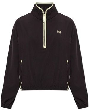 P.E Nation Echo Quarter Zip Sweatshirt - Black