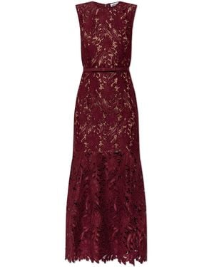 Self-Portrait Lace Dress - Purple