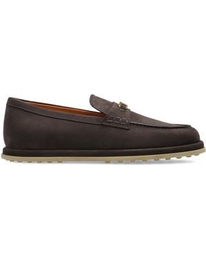 Tod's Suede 'Loafers' Shoes - Brown