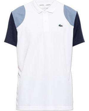 Lacoste Polo With Logo - White