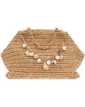 Self-Portrait Handbag, - Natural